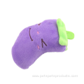 New-design plush purple eggplant durable dog toys